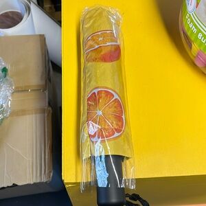 Brand new orange slice umbrella